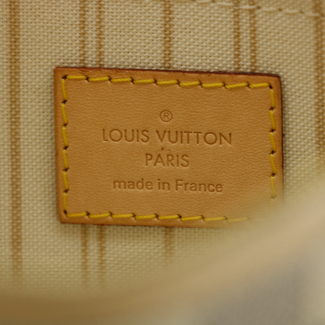 Louis Vuitton Damier Azur White Insert Pouch #9264