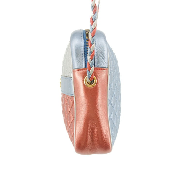 Gucci Multicolor Leather Blue x Red Crossbody Bag #9265