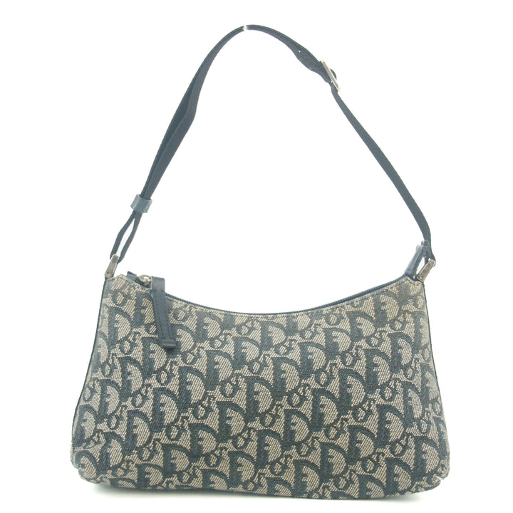 Christian Dior Trotter Oblique Blue Shoulder Bag #9306