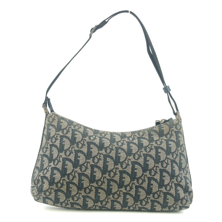 Christian Dior Trotter Oblique Blue Shoulder Bag #9306