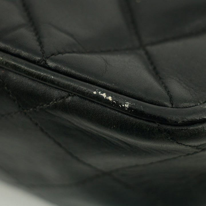 Chanel Lambskin Quilted Black Chain Shoulder Bag #9311