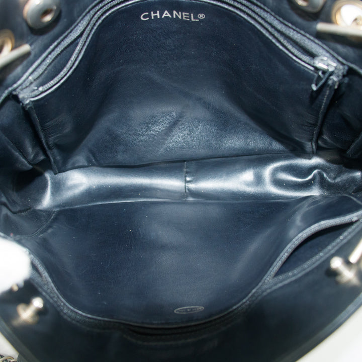 Chanel Lambskin Quilted Black Chain Shoulder Bag #9311