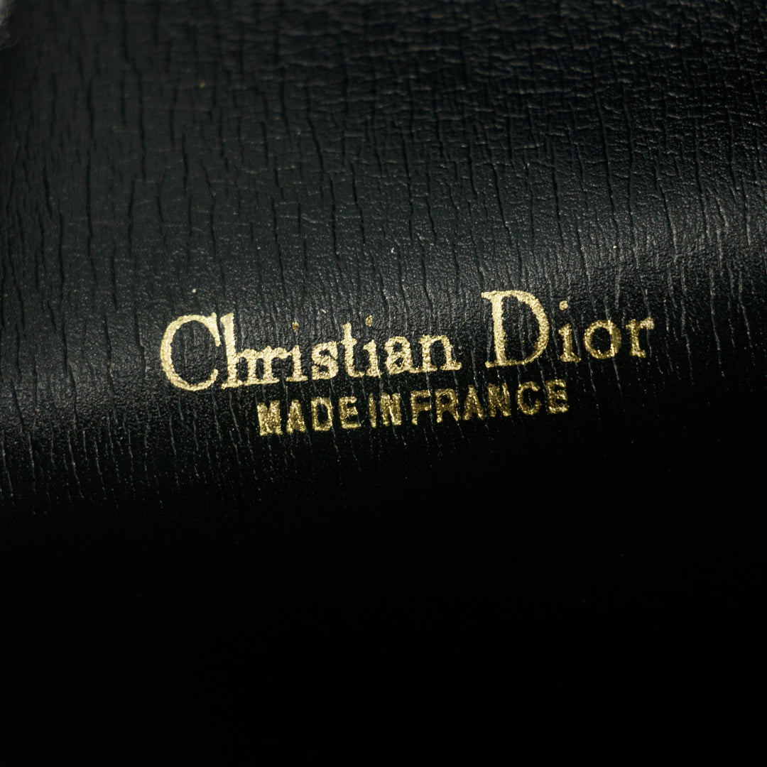 Christian Dior Honeycomb Shoulder Bag Black #9312