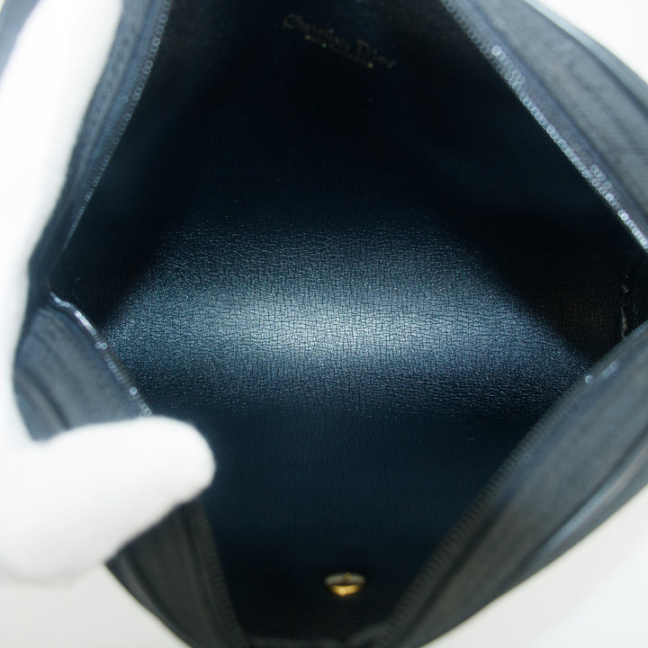 Christian Dior Honeycomb Shoulder Bag Black #9312
