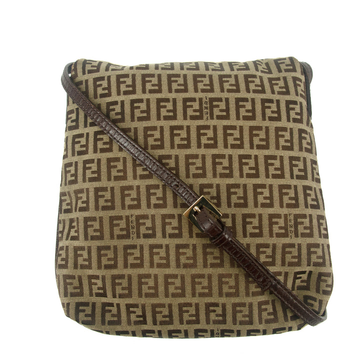 Fendi Mamma Bucket Zucchino Beige G Hardware Shoulder Bag #9313