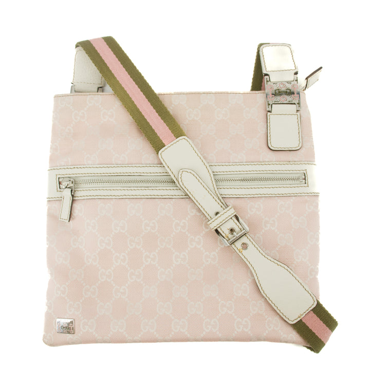 Gucci GG Canvas Pink Shoulder Bag #9399