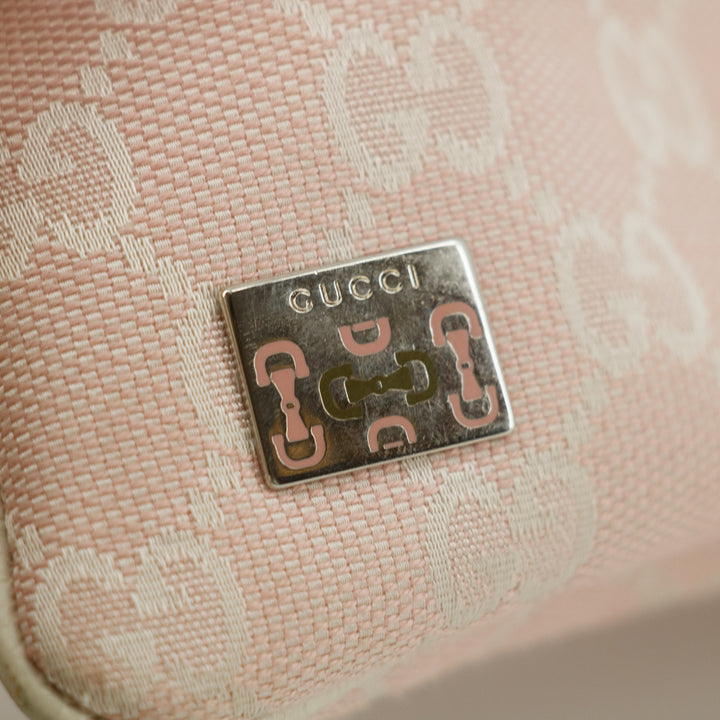 Gucci GG Canvas Pink Shoulder Bag #9399