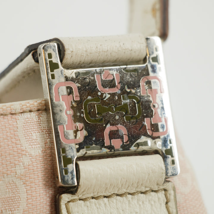 Gucci GG Canvas Pink Shoulder Bag #9399