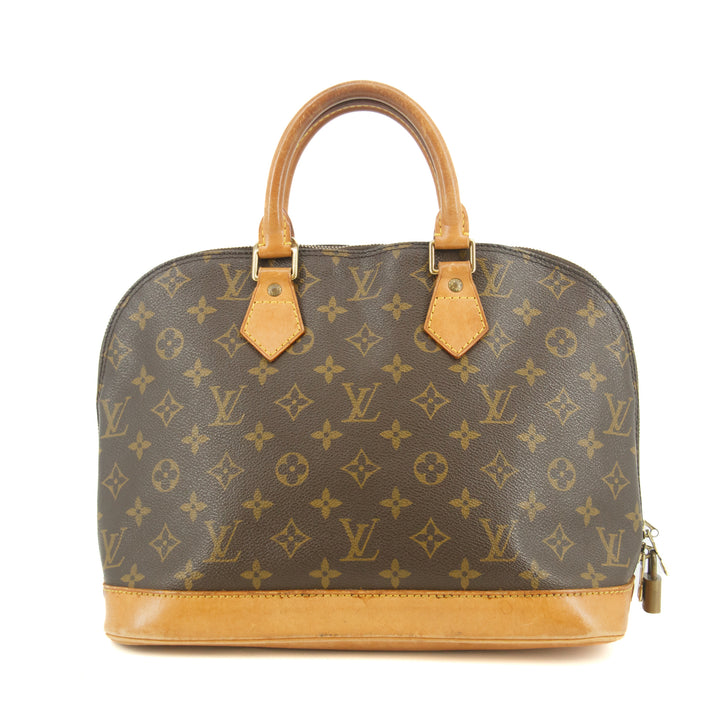 Louis Vuitton Monogram Canvas Brown Alma PM Tote Bag #9403