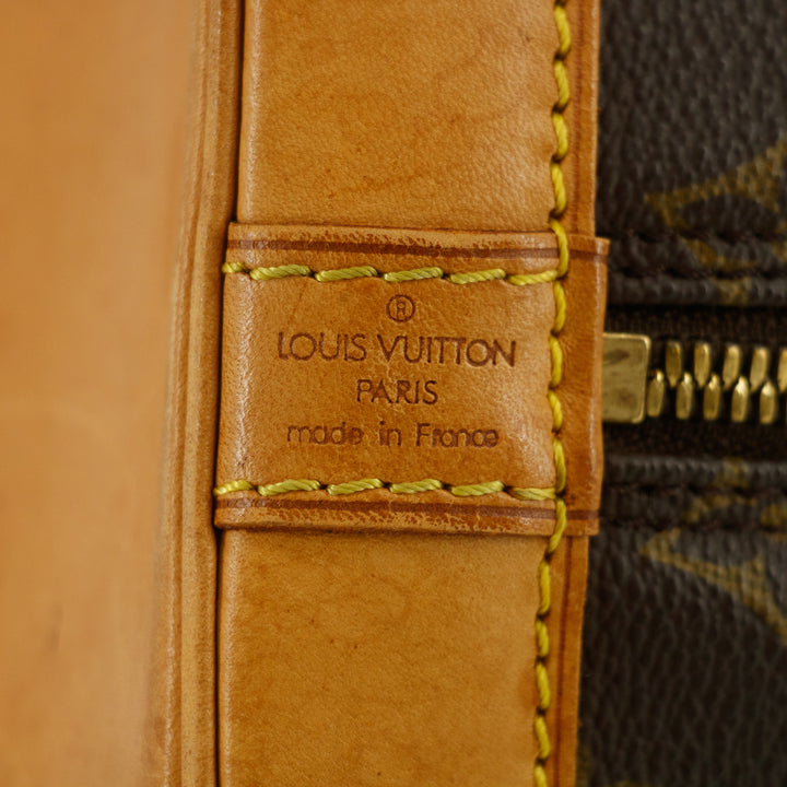 Louis Vuitton Monogram Canvas Brown Alma PM Tote Bag #9403
