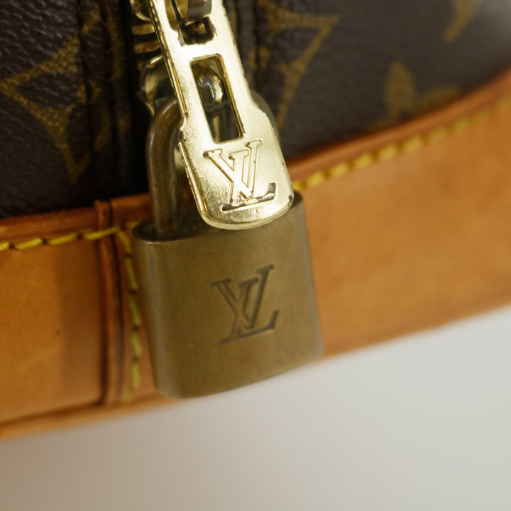 Louis Vuitton Monogram Canvas Brown Alma PM Tote Bag #9403