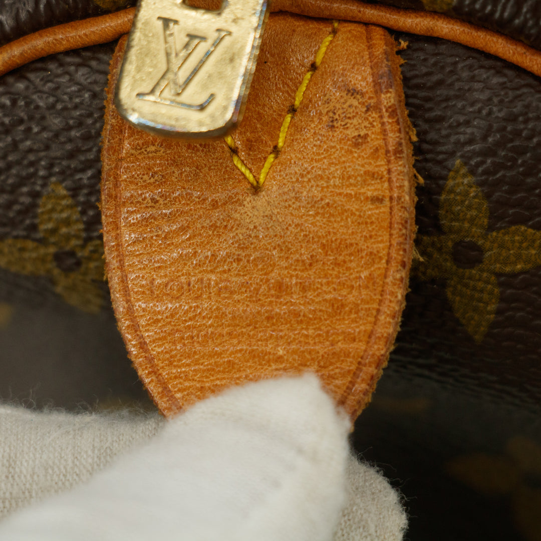 Louis Vuitton Monogram Canvas Brown Keepall Boston Bag #9432