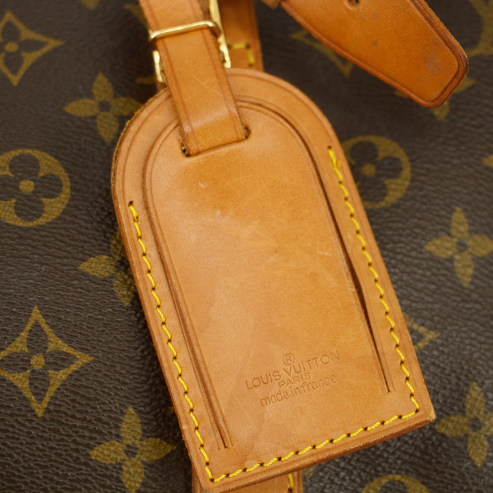 Louis Vuitton Monogram Canvas Brown Keepall Boston Bag #9432