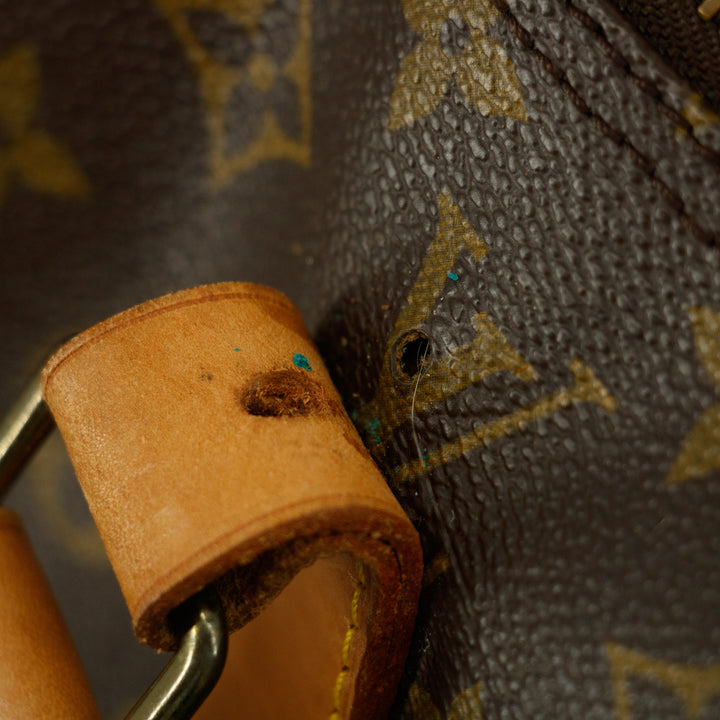Louis Vuitton Monogram Canvas Brown Keepall Boston Bag #9432
