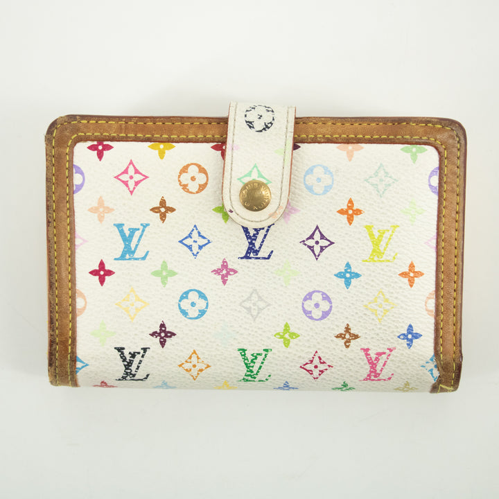 Louis Vuitton Multicolor Canvas Kisslock Wallet #973