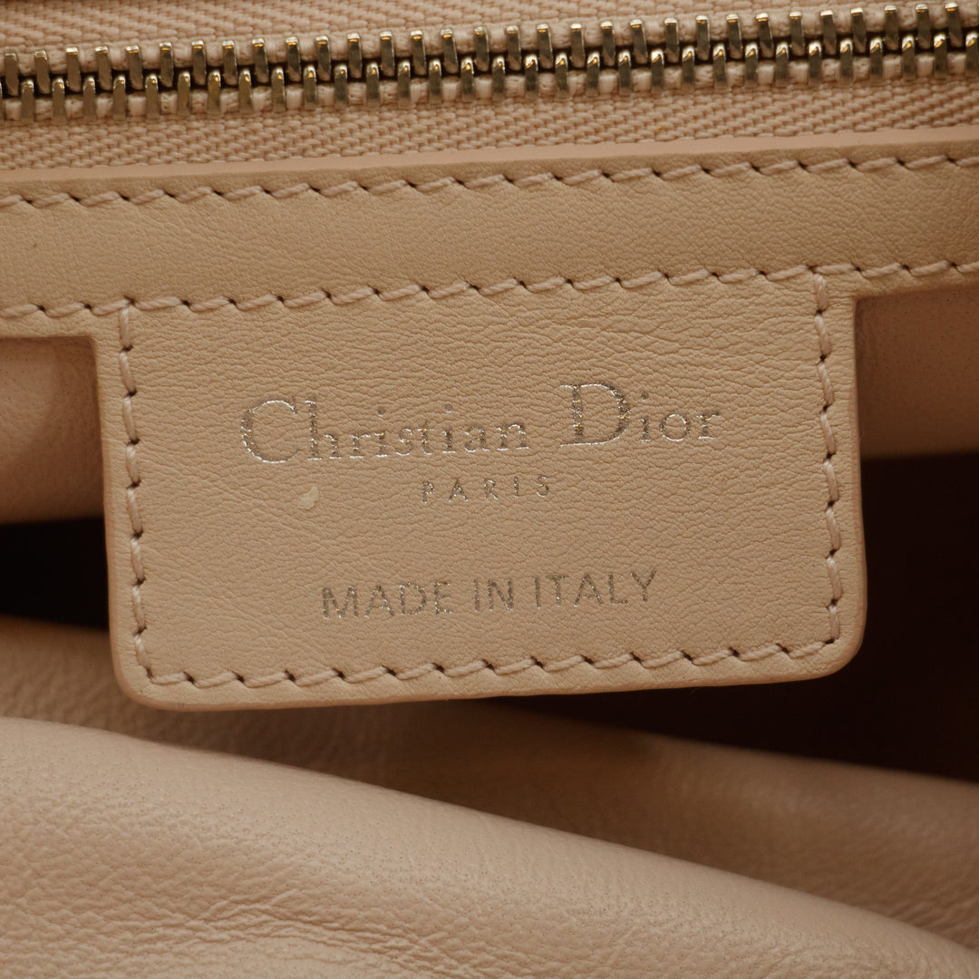 Christian Dior Ivory Canvas x Leather 2WAY Tote Bag #9994
