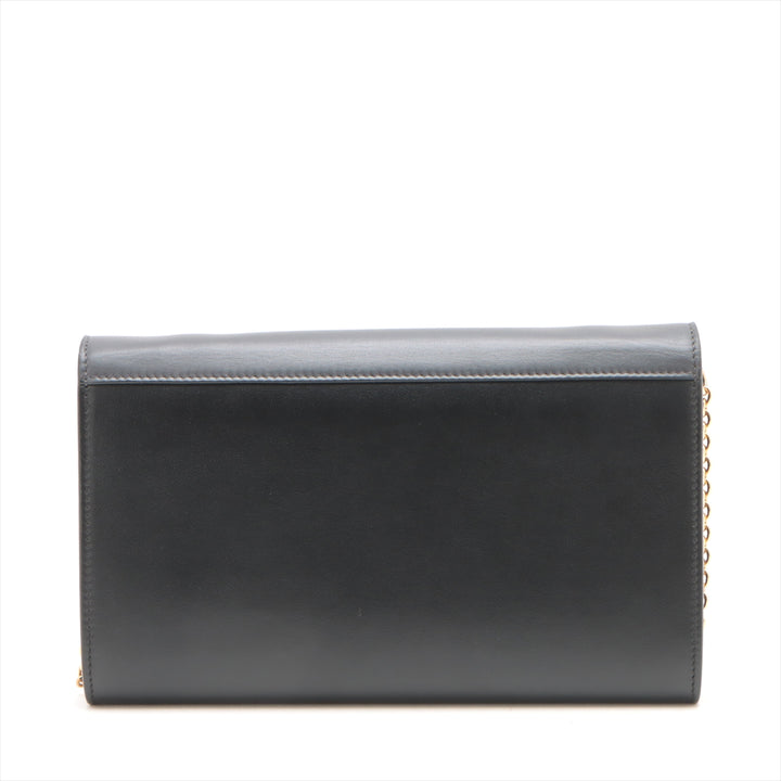 Celine Large Colorblock Pocket Envelope Wallet On A Chain Grey/Pink -SKU #2604