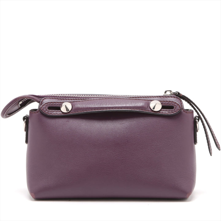 Fendi By The Way Mini Leather Small 2 Way Shoulder Bag Purple  #2885