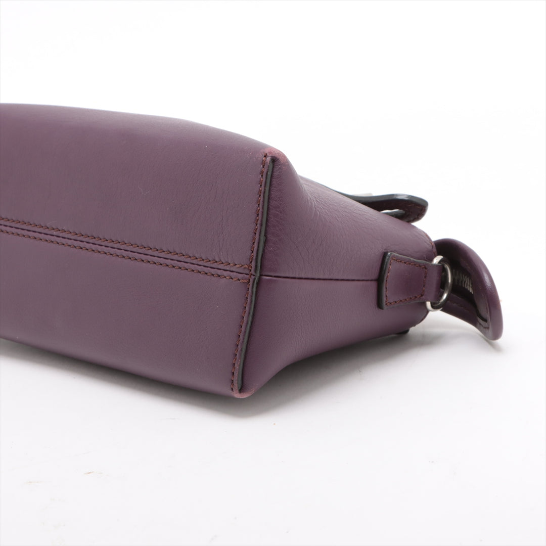 Fendi By The Way Mini Leather Small 2 Way Shoulder Bag Purple  #2885