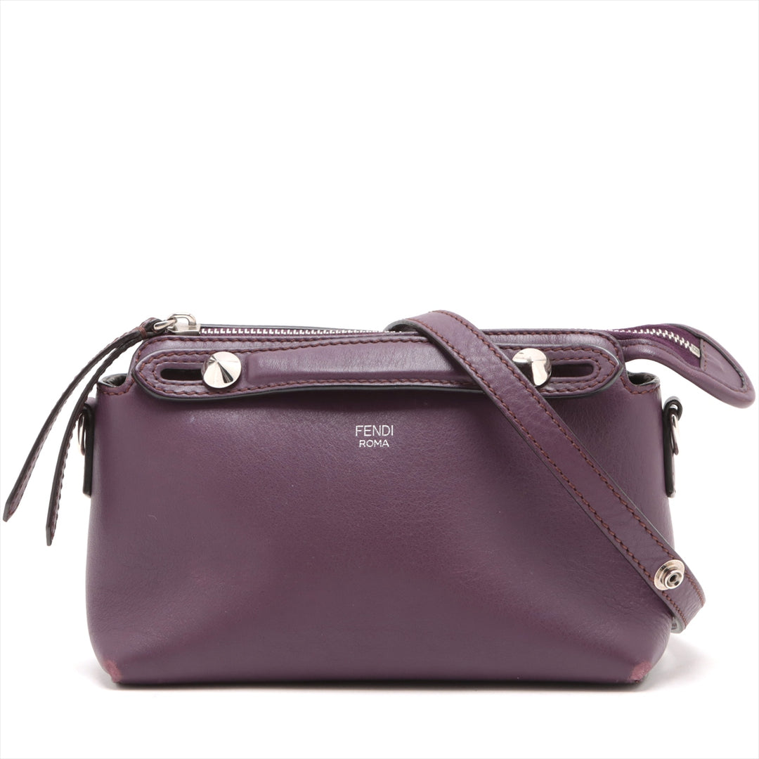 Fendi By The Way Mini Leather Small 2 Way Shoulder Bag Purple  #2885