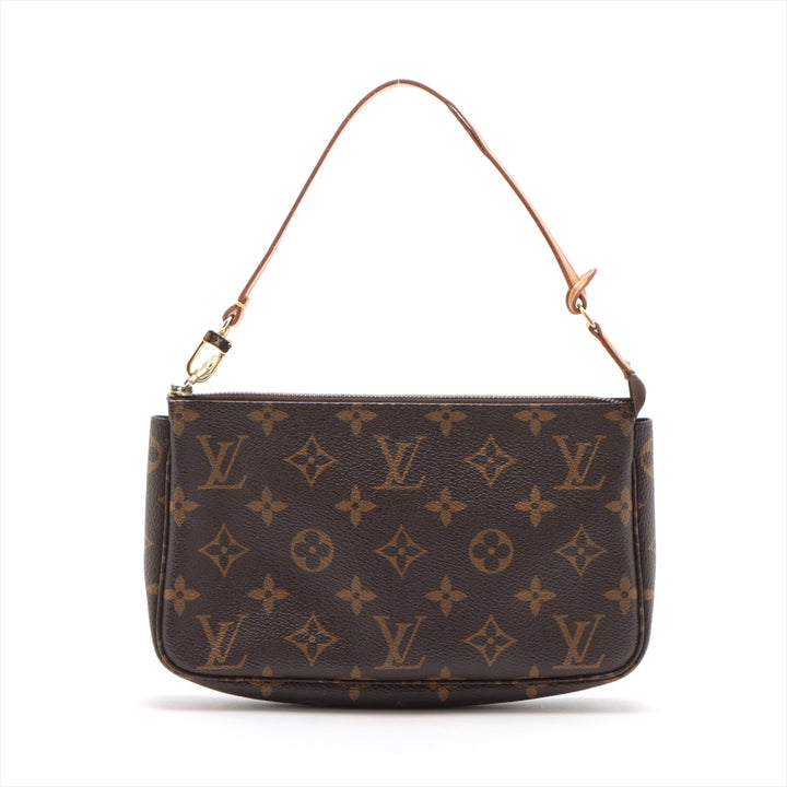 Louis Vuitton Monogram Canvas Pochette Accessories Brown Shoulder Bag #3261