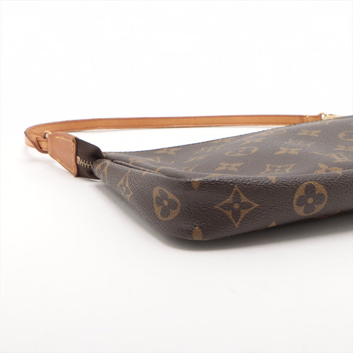 Louis Vuitton Monogram Canvas Pochette Accessories Brown Shoulder Bag #3261