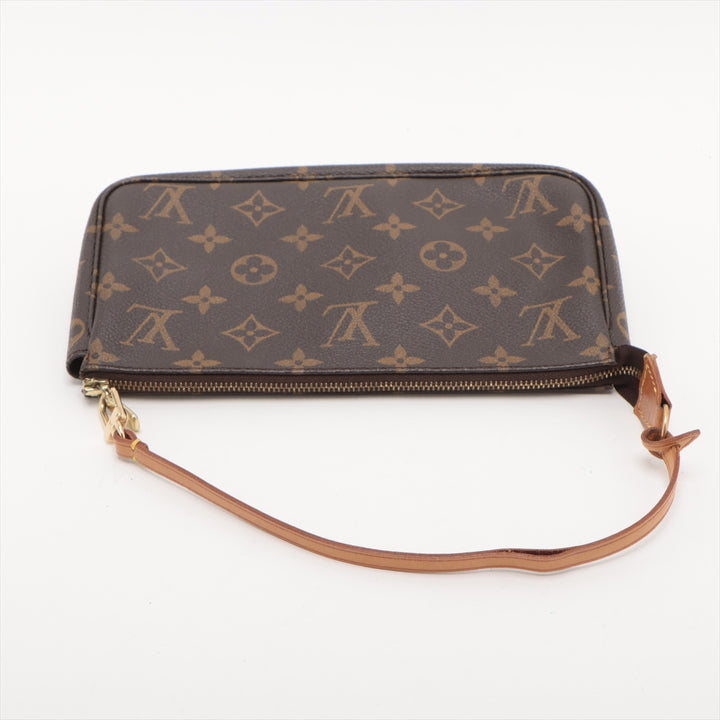 Louis Vuitton Monogram Canvas Pochette Accessories Brown Shoulder Bag #3261