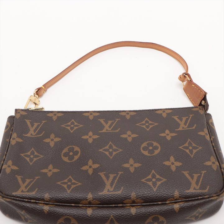 Louis Vuitton Monogram Canvas Pochette Accessories Brown Shoulder Bag #3261