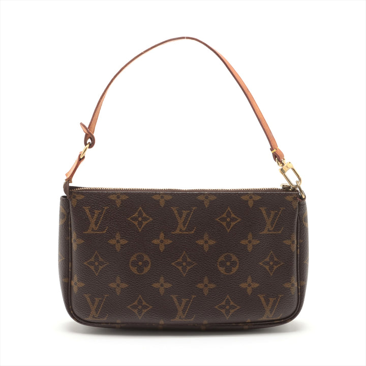 Louis Vuitton Monogram Canvas Pochette Accessories Brown Shoulder Bag #3269