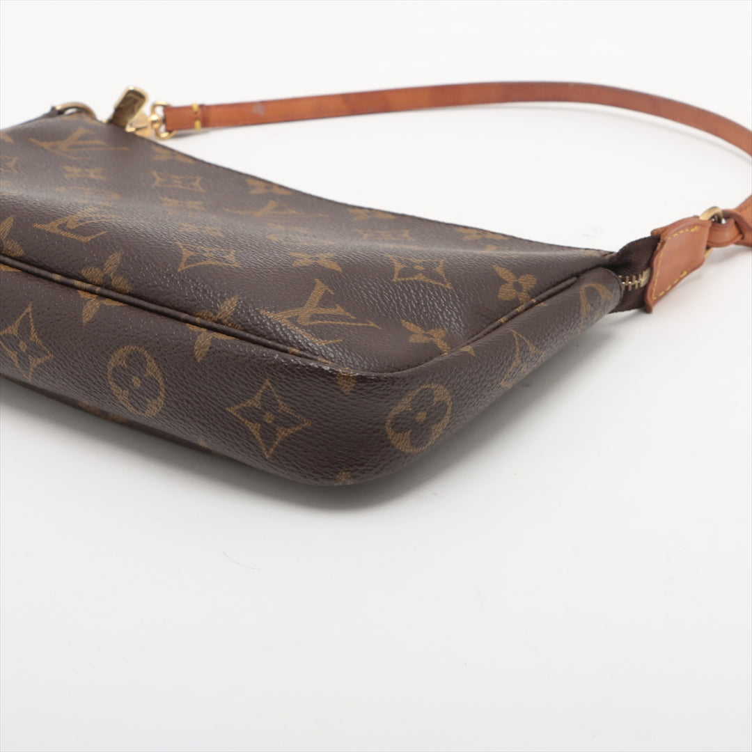 Louis Vuitton Monogram Canvas Pochette Accessories Brown Shoulder Bag #3269