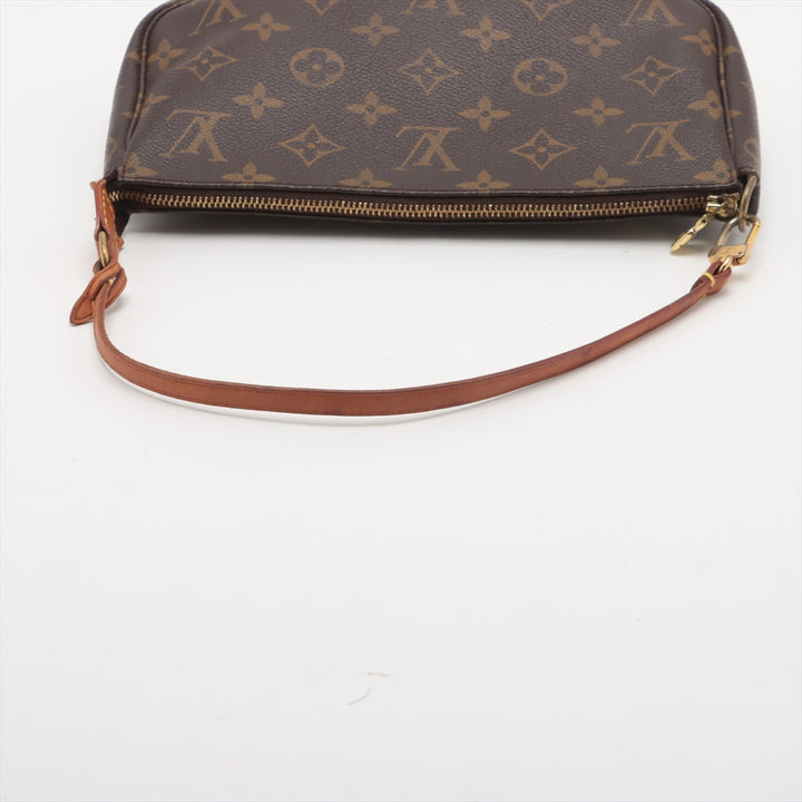 Louis Vuitton Monogram Canvas Pochette Accessories Brown Shoulder Bag #3269