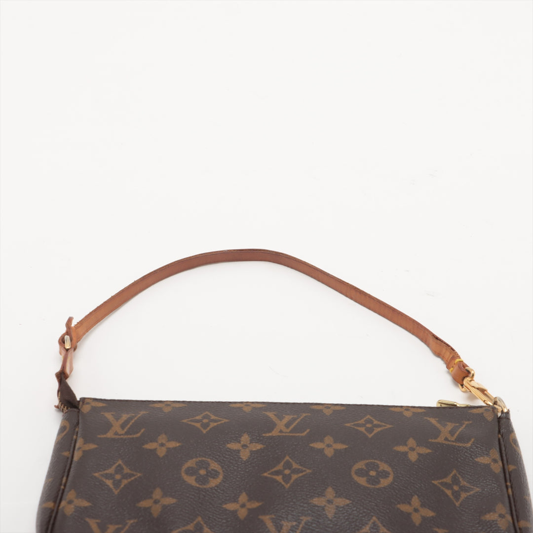 Louis Vuitton Monogram Canvas Pochette Accessories Brown Shoulder Bag #3268