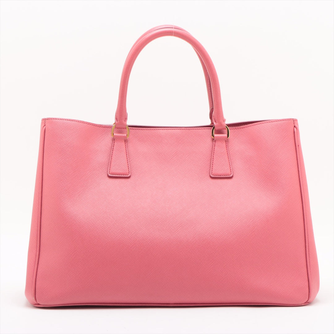 Prada Saffiano Galeria Leather Pink Tote Bag-#1940