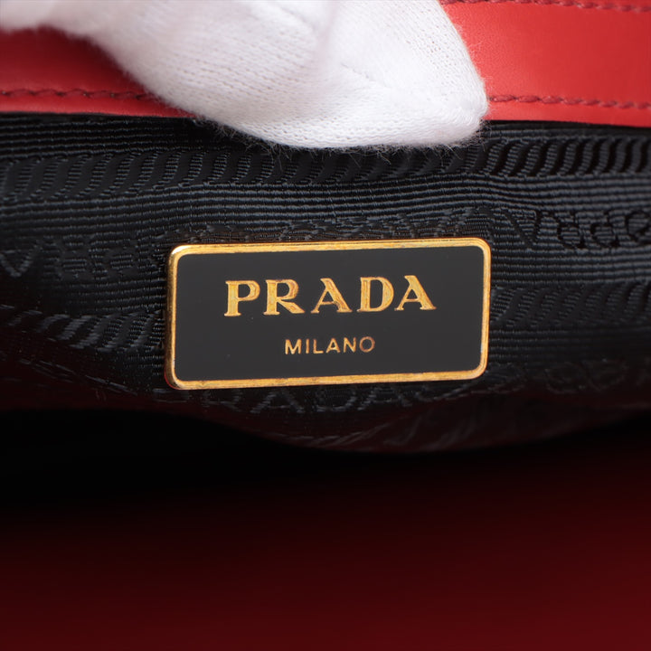 Prada 2 Way Vitello Twin Pocket Calf Tote Bag #1939