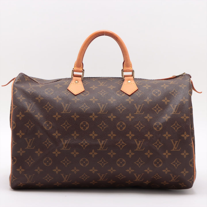 Louis Vuitton Monogram Brown Canvas Speedy 40 MB0011 #1936