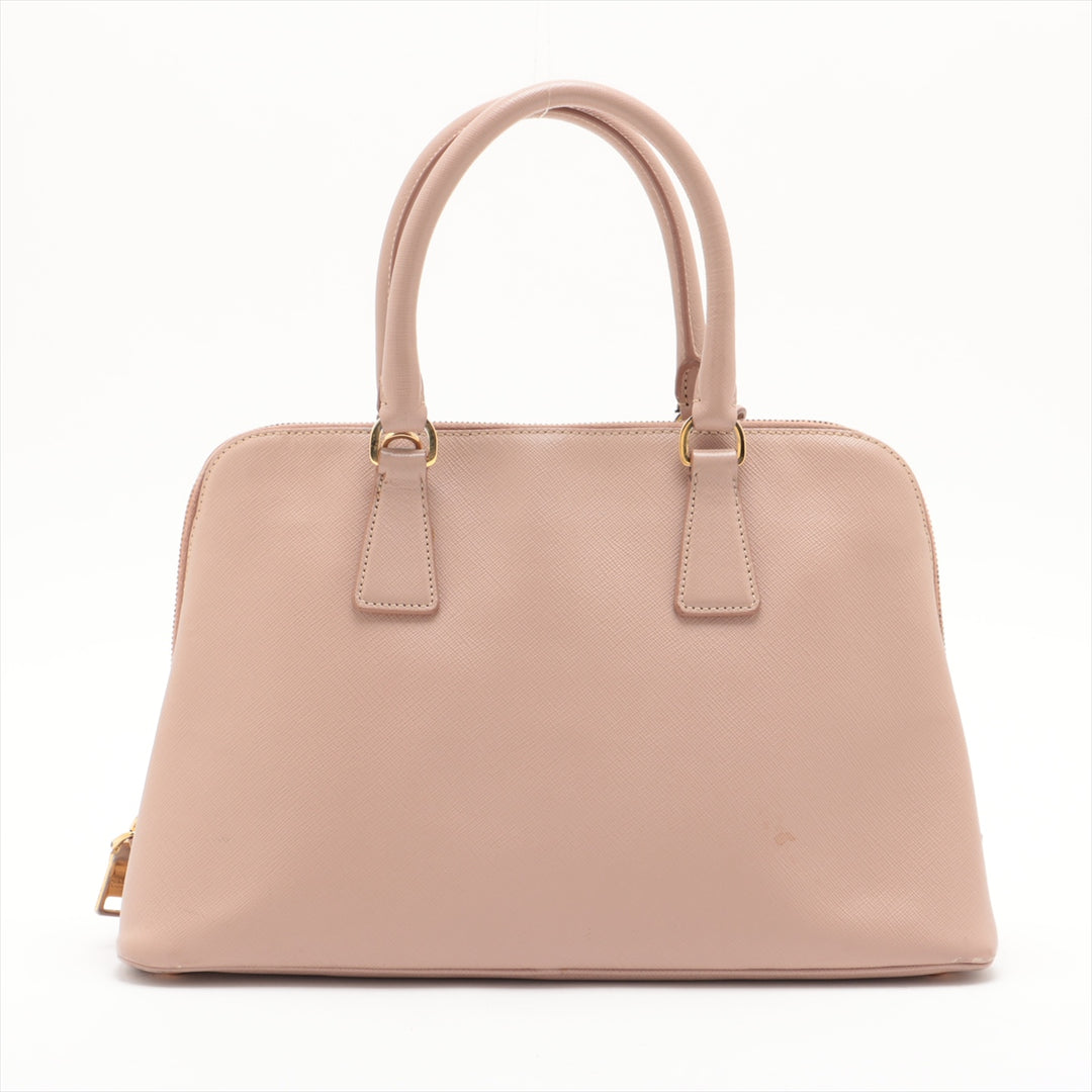 Prada Saffiano Leather 2 Way Handbag Pink #2213