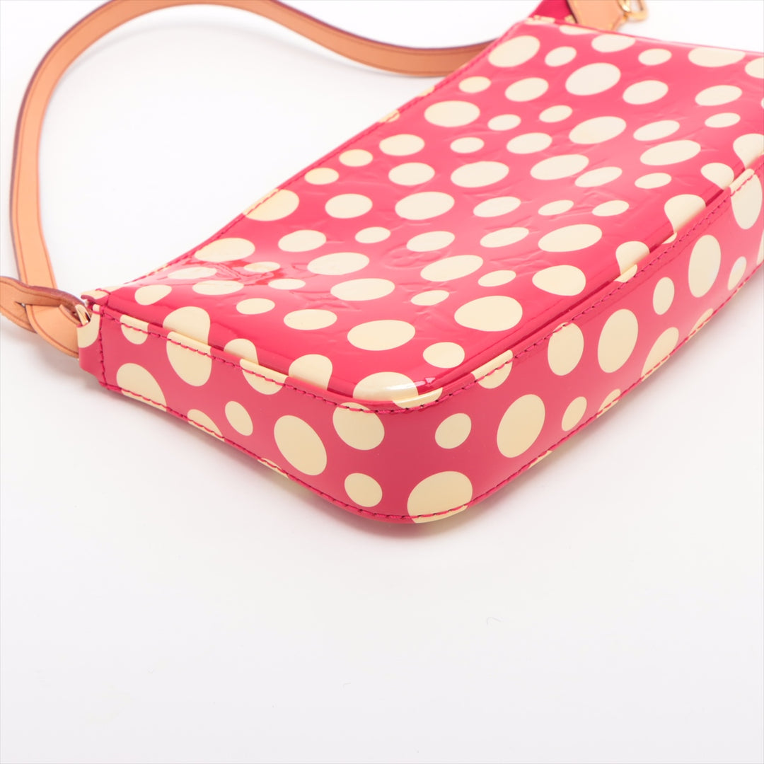 Louis Vuitton x Yayoi Kusama Vernis Pochette Accessories Red x White DR2172  #2449