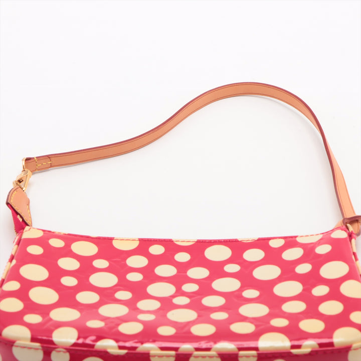 Louis Vuitton x Yayoi Kusama Vernis Pochette Accessories Red x White DR2172  #2449