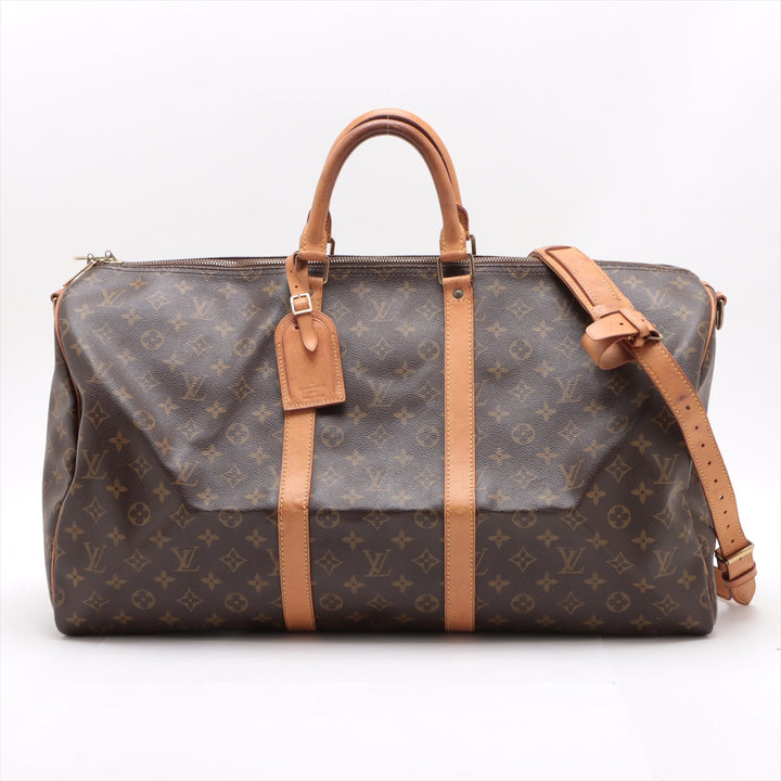 Louis Vuitton Monogram Keepall Bandrière 55 M41414 TH0995  #2497