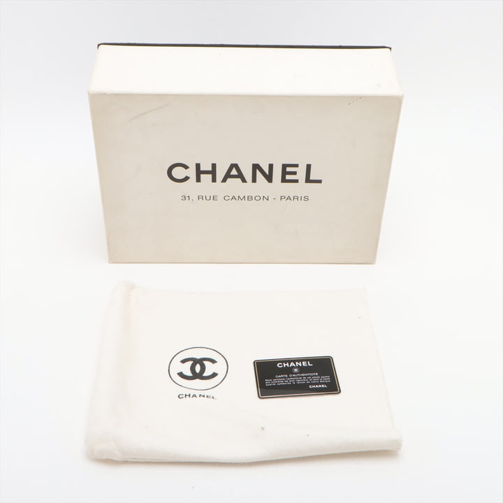 Chanel Paris Limited Matelasse Lambskin Double Flap Double Chain Black Gold Metal Fittings 0 Series #2515