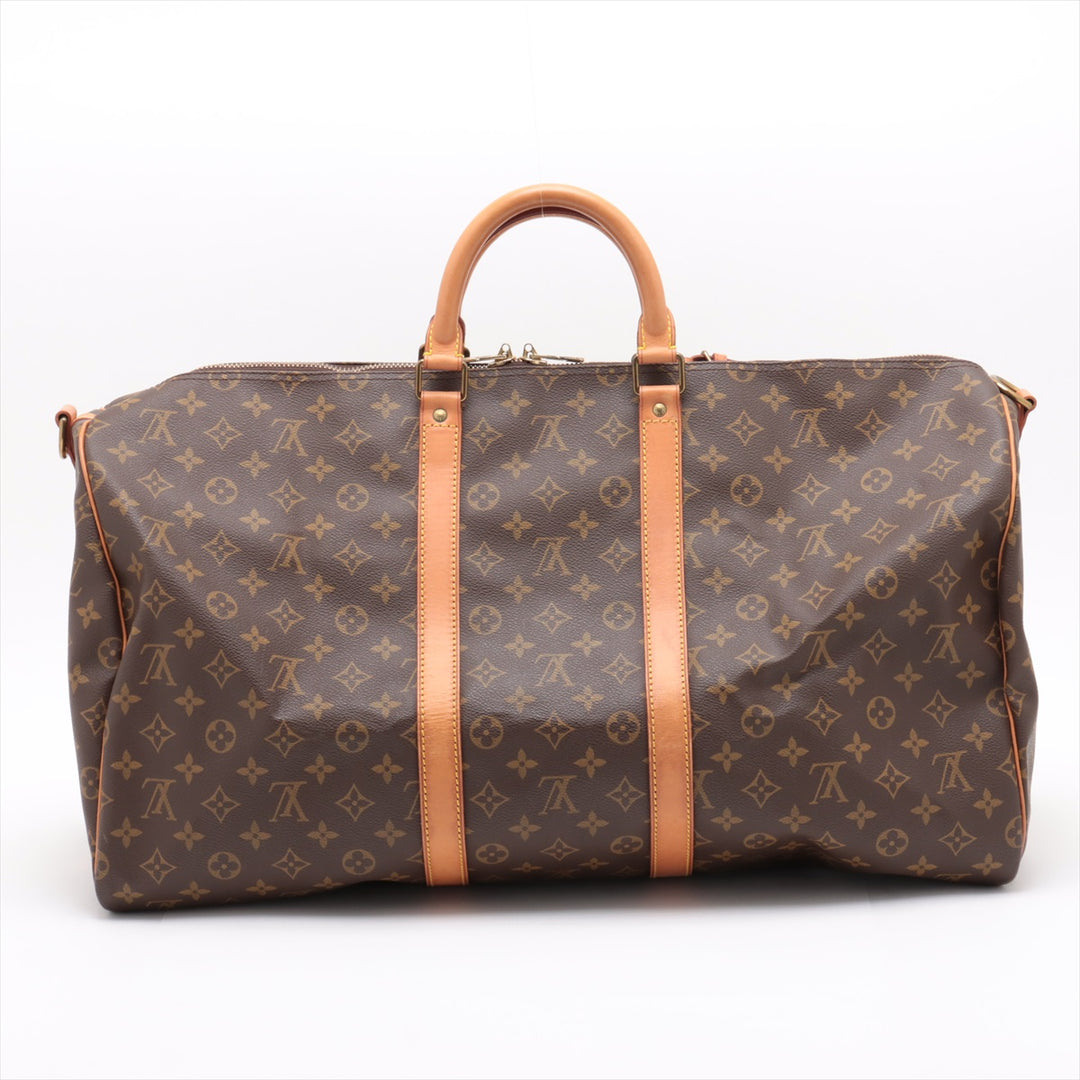 Louis Vuitton Monogram Keepall Bandouliere 55 VI8909 -#2520