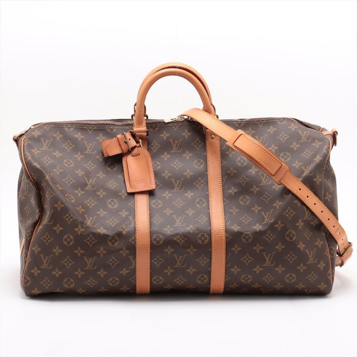 Louis Vuitton Monogram Keepall Bandouliere 55 VI8909 -#2520