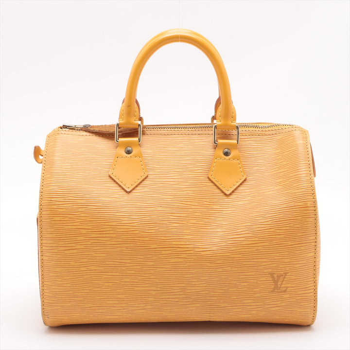 Louis Vuitton Yellow Epi Speedy 25 SP0967 #2609