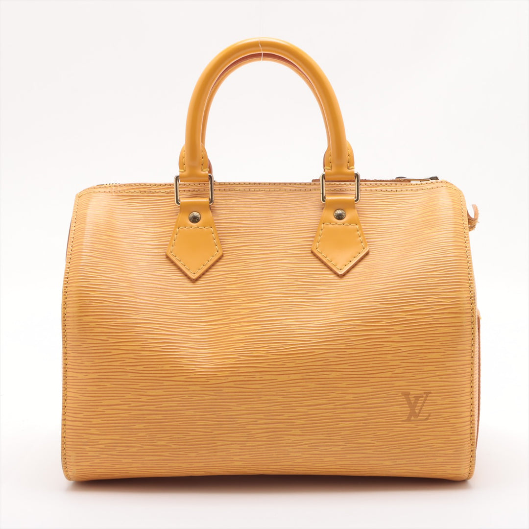 Louis Vuitton Yellow Epi Speedy 25 SP0967 #2609