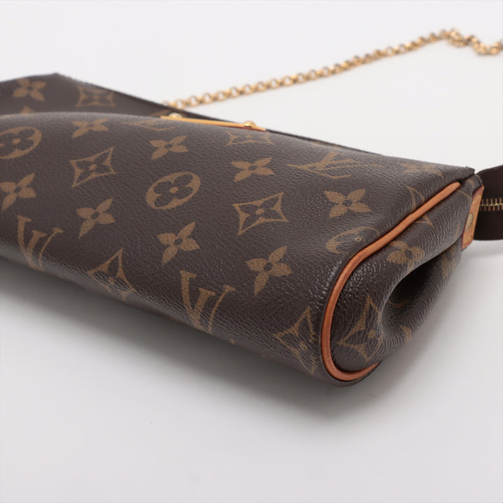 Louis Vuitton Monogram Canvas Eva Pochette Shoulder Bag #2901