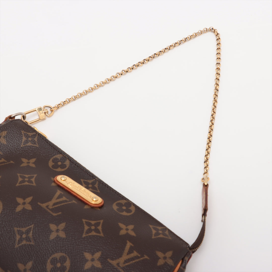 Louis Vuitton Monogram Canvas Eva Pochette Shoulder Bag #2901