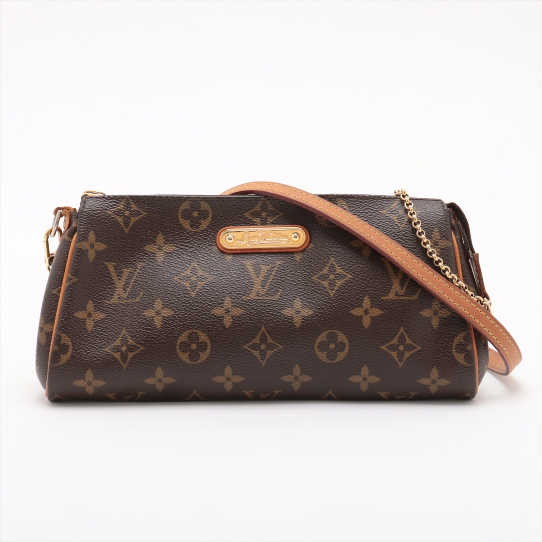 Louis Vuitton Monogram Canvas Eva Pochette Shoulder Bag #2901