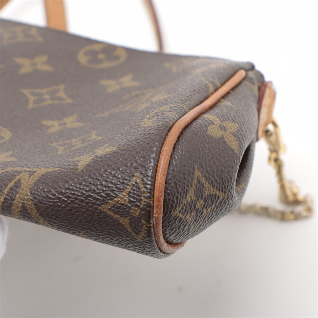 Louis Vuitton Monogram Canvas Eva Pochette Shoulder Bag #2899