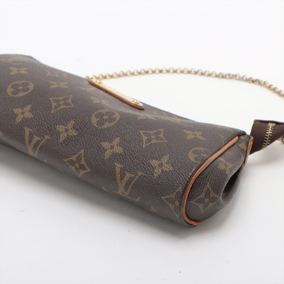 Louis Vuitton Monogram Canvas Eva Pochette Shoulder Bag #2899