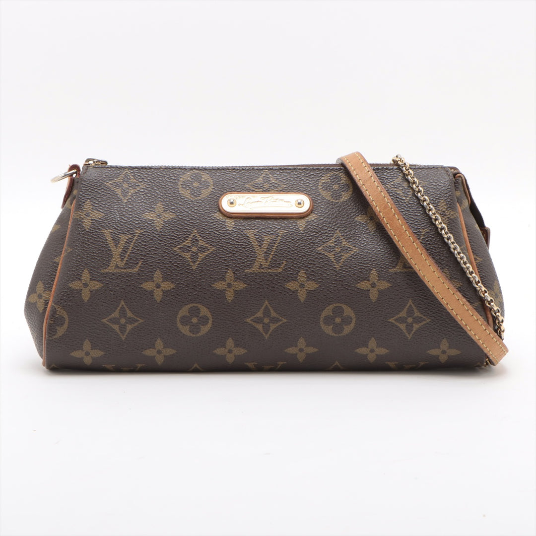 Louis Vuitton Monogram Canvas Eva Pochette Shoulder Bag #2899